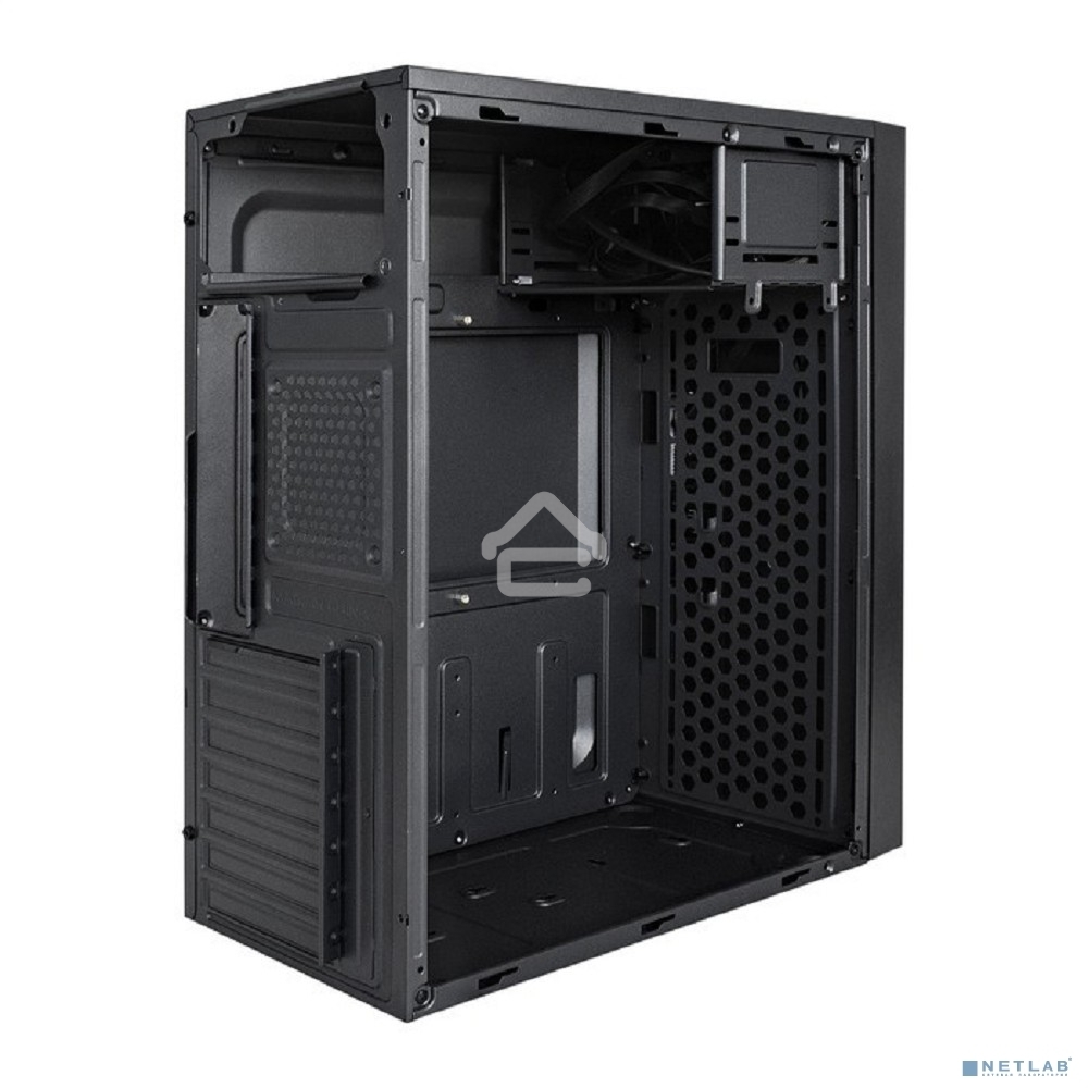 Компьютерный корпус Miditower ExeGate AA-440U-AA450 (ATX, AA450 8 см, 2*USB+1*USB 3.0, аудио, черный)