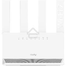 Маршрутизатор Cudy BE3600 Gigabit Dual Band Wi-Fi 7 Mesh Router, Chipset Broadcom, 802.11be/ax/ac/a/b/g/n, 2882Mbps at 5GHz + 688Mbps at 2.4GHz, 4 x 10/100/1000Mbps Ports, 4 x 5dBi fixed antennas, WiFi router/AP/ Repeater/WISP Mode, PPTP/L2TP/OpenVPN/Wire