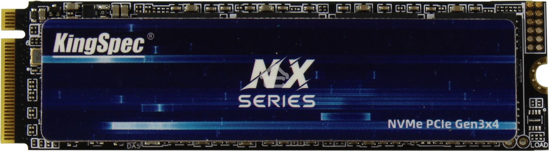 Накопитель SSD KingSpec NX-2Tb, 2000Gb, PCIe 3.0 x4, M.2 2280, NVMe, R/W 3400/3100