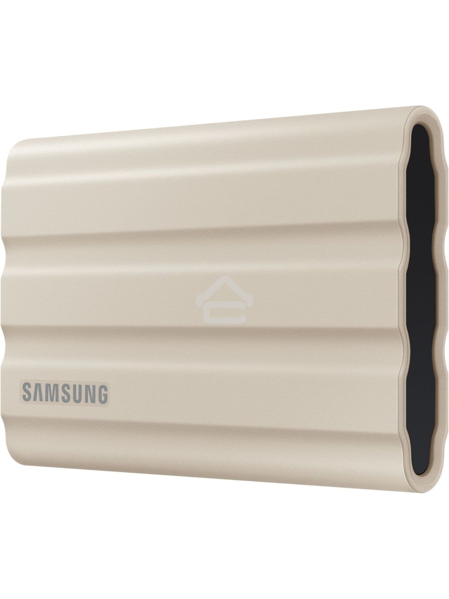 Внешние HDD и SSD/ Samsung External SSD T7 Shield, 1TB, Type C-to-C/A, USB 3.2 Gen2, R/W 1050/1000MB/s, IP65, 88x59x13mm, 98g, Beige (12 мес.)