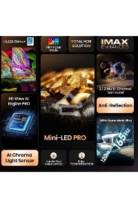 Телевизор 75'' Hisense 75U7Q PRO черный Mini LED UHD 144Hz Smart TV