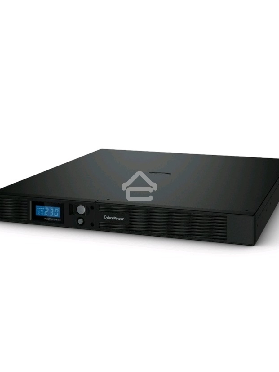Источник бесперебойного питания Line-Interactive CyberPower PR1000ELCDRT1U 1000VA/800W USB/RS-232/EPO/SNMPslot (6 IEC С13)