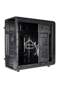 Компьютерный корпус Aerocool / Formula Qs-180 черный без БП mATX 1x80mm 2xUSB2.0 1xUSB3.0 audio