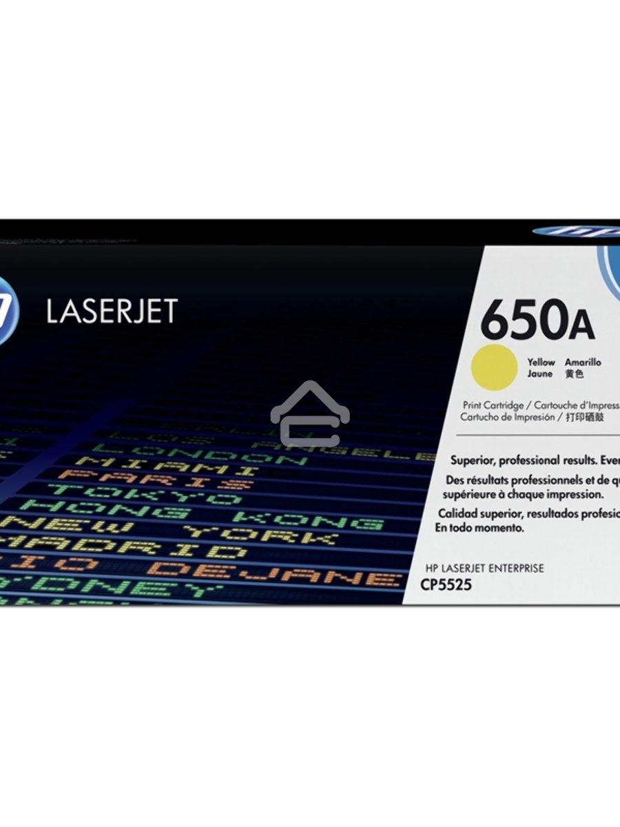 Картридж лазерный HP CE272A желтый для CLJ CP5520/5525 15000стр.