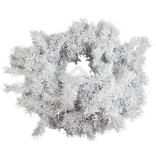 Белоснежный еловый шлейф Neon-night 2,7м