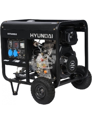 Электрогенератор дизельный Hyundai DHY 6000LE, 5.5 кВт, 77.5 дБ, 107 кг