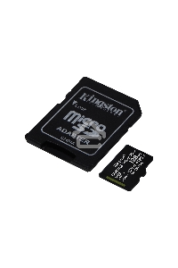 Флеш карта microSDHC 128GB microSDXC Kingston <SDCS2/128GB> Class10 UHS-I Canvas Select up to 100MB/s с адапт.