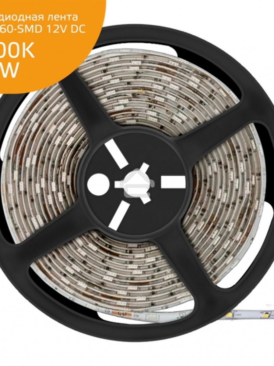 Лента LED Elementary 2835 -SMD 4.8W 12V DC теплый белый IP66 (ZIP bag 5m)
