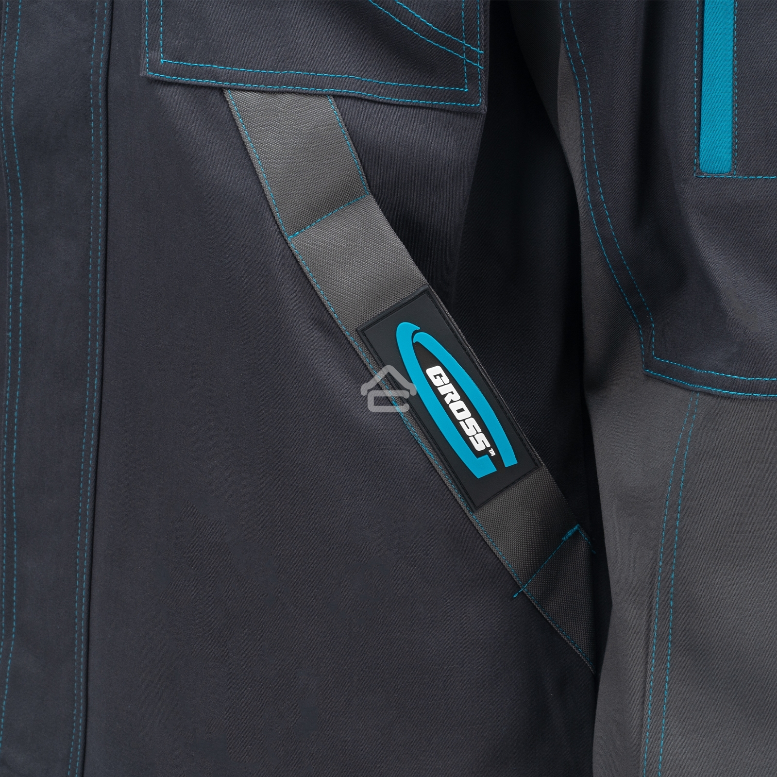 Куртка профессиональная рабочая, 97% хлопок 3% спандекс, XL Gross