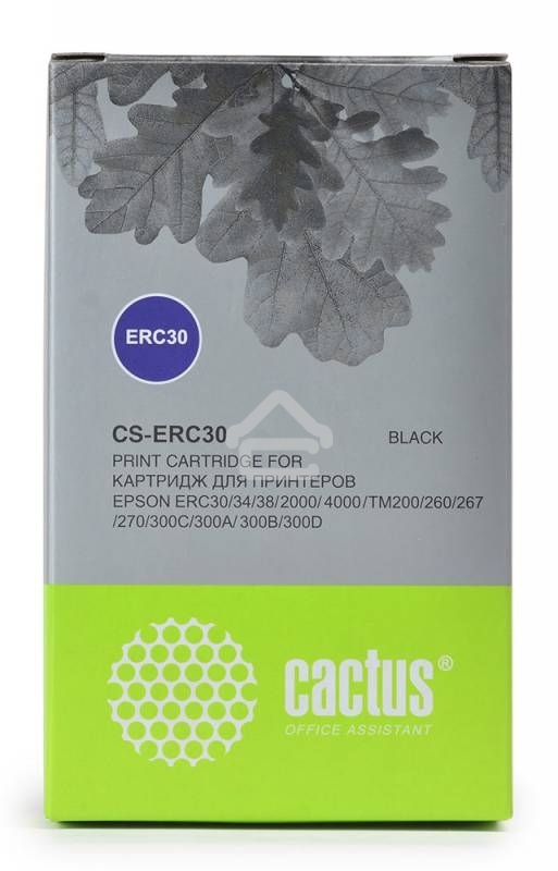 Картридж матричный Cactus CS-ERC30 черный (12.7 мм, 5 м, 1 000 000 знаков) для Epson ERC 30/34/38/TM-U220