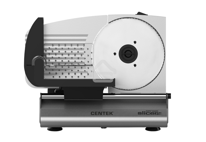Ломтерезка Centek CT-1380, 150 Вт, толщина нарезки 3-15мм, держатель крайнего ломтика