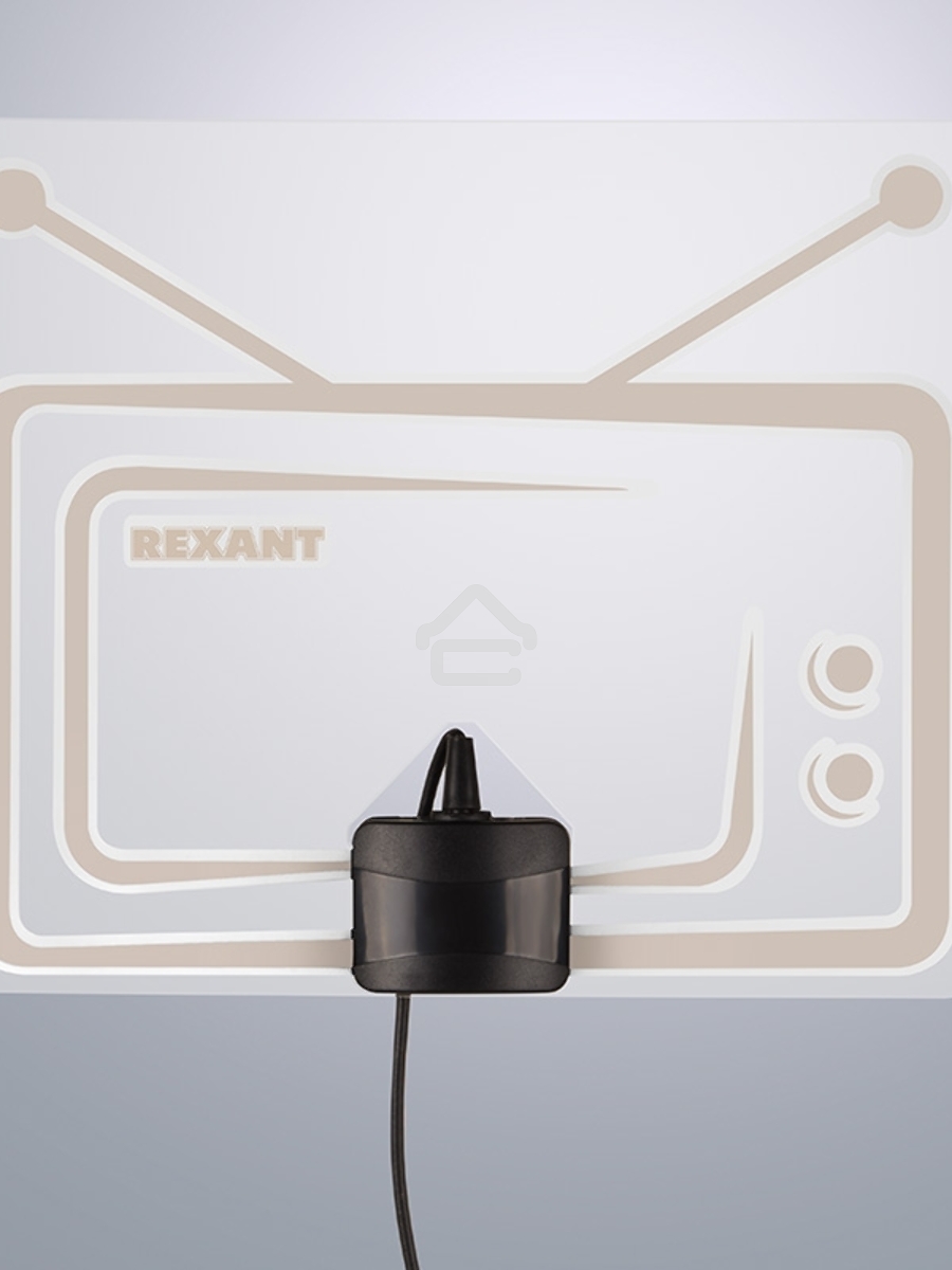 Антенна комнатная «Активная» с USB питанием, для цифрового телевидения DVB-T2, Ag-719 Rexant