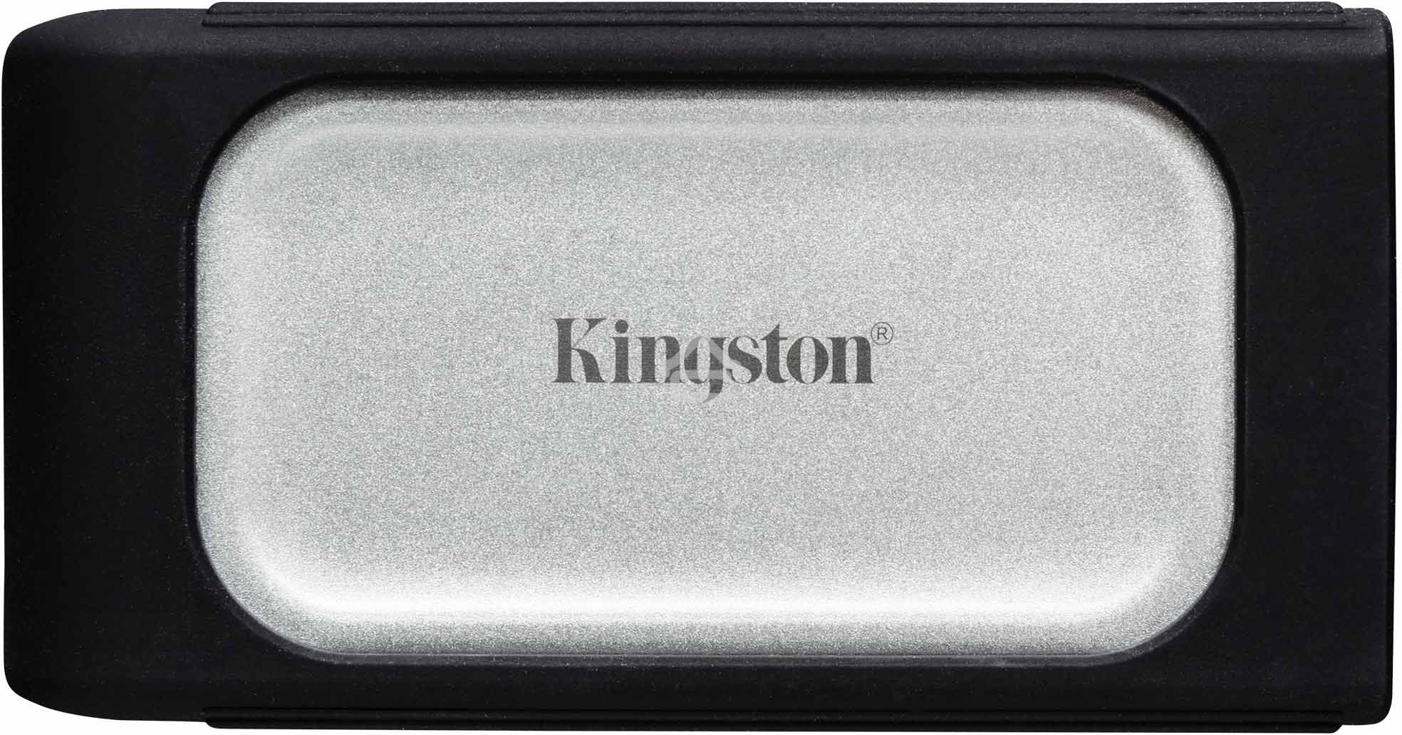 Внешний SSD Kingston SXS2000, 1TB, USB 3.2 Gen 2x2 Type-C, R/W 2000/2000, серебристый