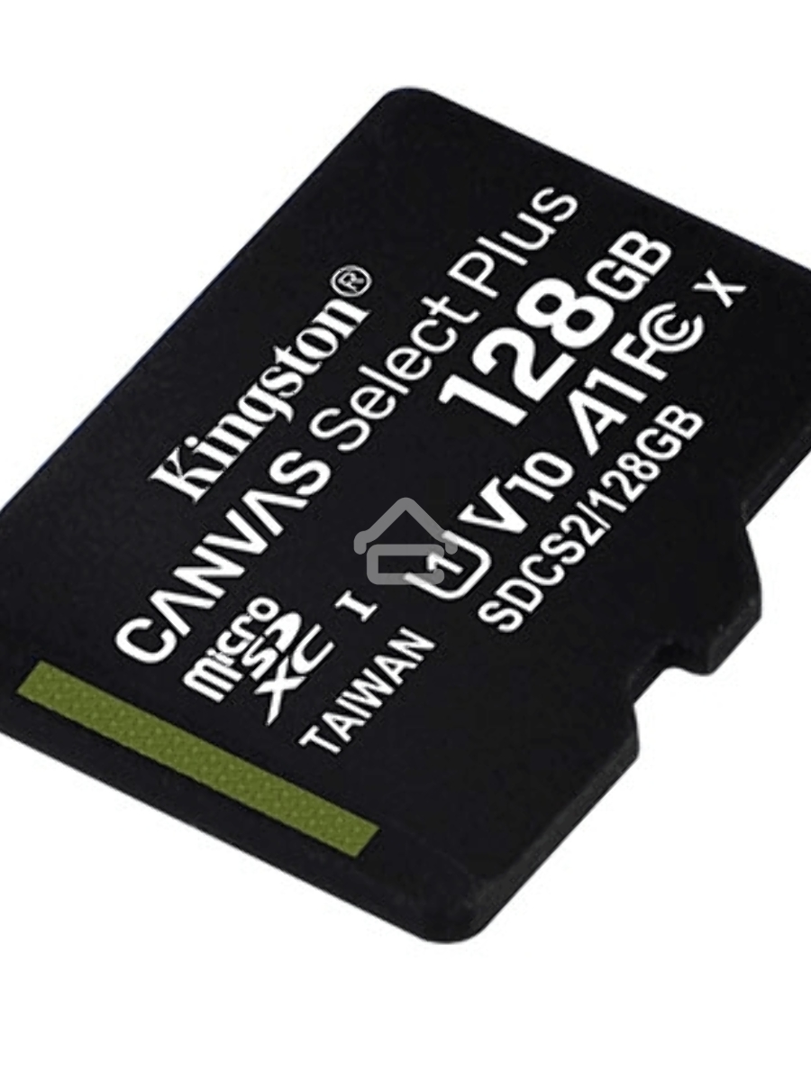 Флеш карта Kingston 128GB micSDXC Canvas Select Plus 100R A1 C10 Single Pack w/o ADP EAN: 740617299076