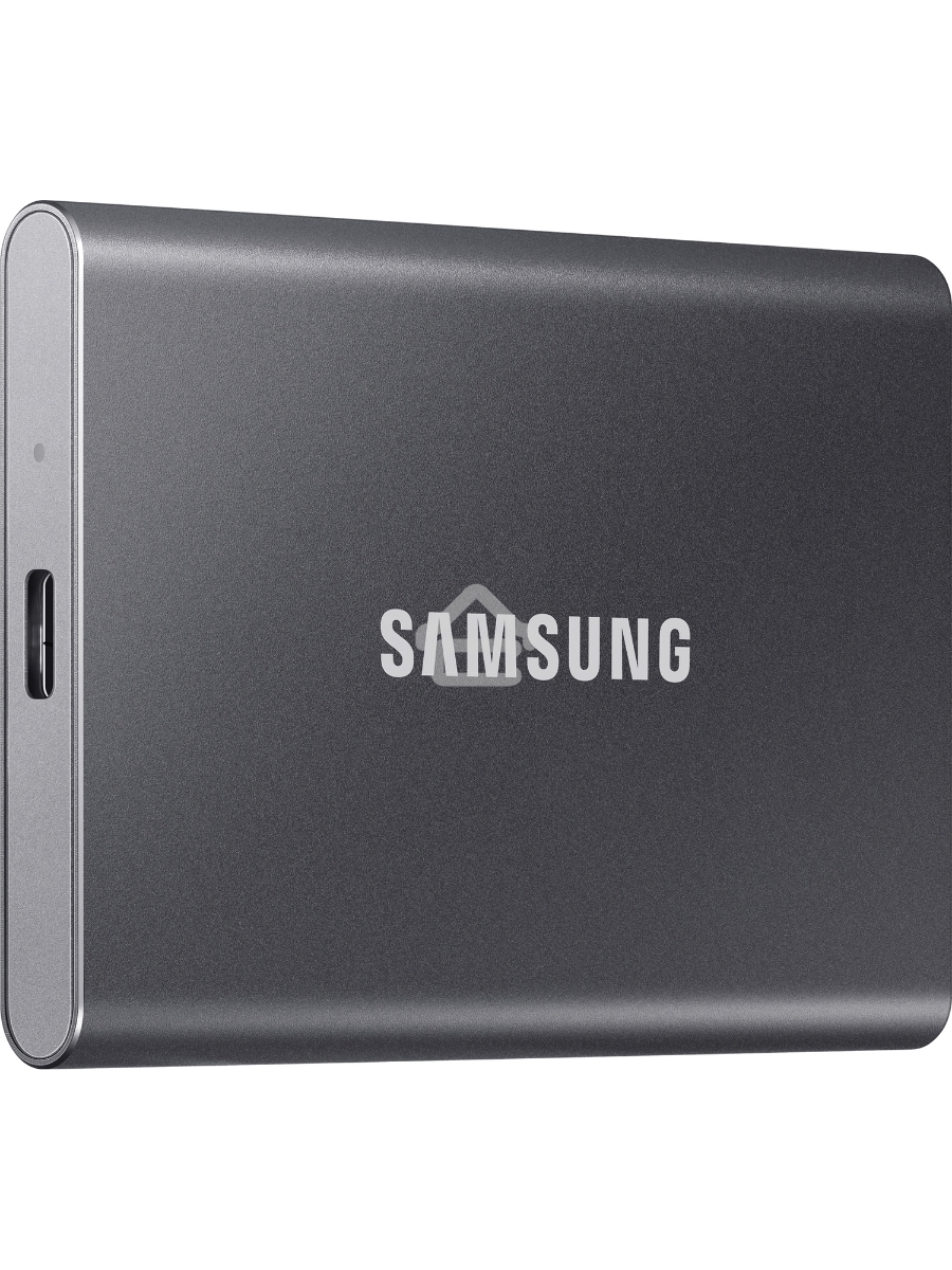 Твердотельный накопитель Samsung SSD 2TB T7, USB Type-C, R/W 1000/1050MB/s, Titanium