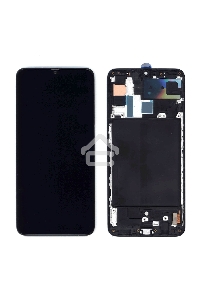 Дисплей для Samsung Galaxy A70 SM-A705F в сборе с тачскрином и рамкой (TFT) черный