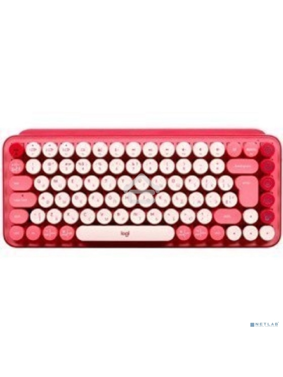 Клавиатура беспроводная Logitech POP KEYS, Heartbreaker Rose (M/N: YR0080/CU0021)