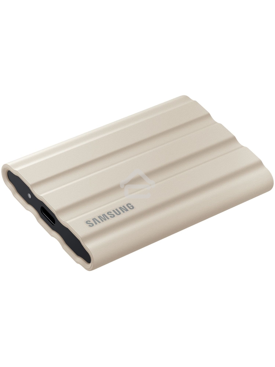 Внешние HDD и SSD/ Samsung External SSD T7 Shield, 1TB, Type C-to-C/A, USB 3.2 Gen2, R/W 1050/1000MB/s, IP65, 88x59x13mm, 98g, Beige (12 мес.)