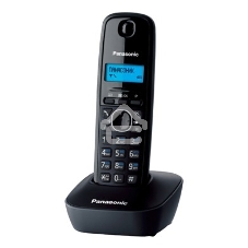 Телефон беспроводной (DECT) Panasonic KX-TG1611RUH (серый) АОН, Caller ID,12 мелодий звонка,подсветка дисплея,поиск трубки