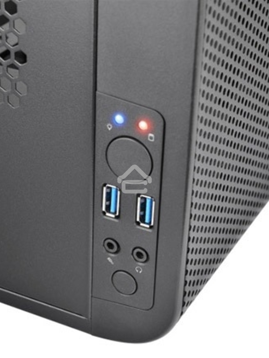 Компьютерный корпус Thermaltake Core V1 черный без БП miniITX 1x200mm 2xUSB3.0 audio bott PSU