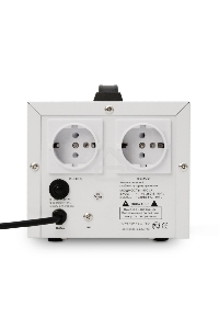 Стабилизатор напряжения Powerman AVS 500D White (220В±8% 500ВА,5А,КПД 98%, циф. индикация вх./вых.)