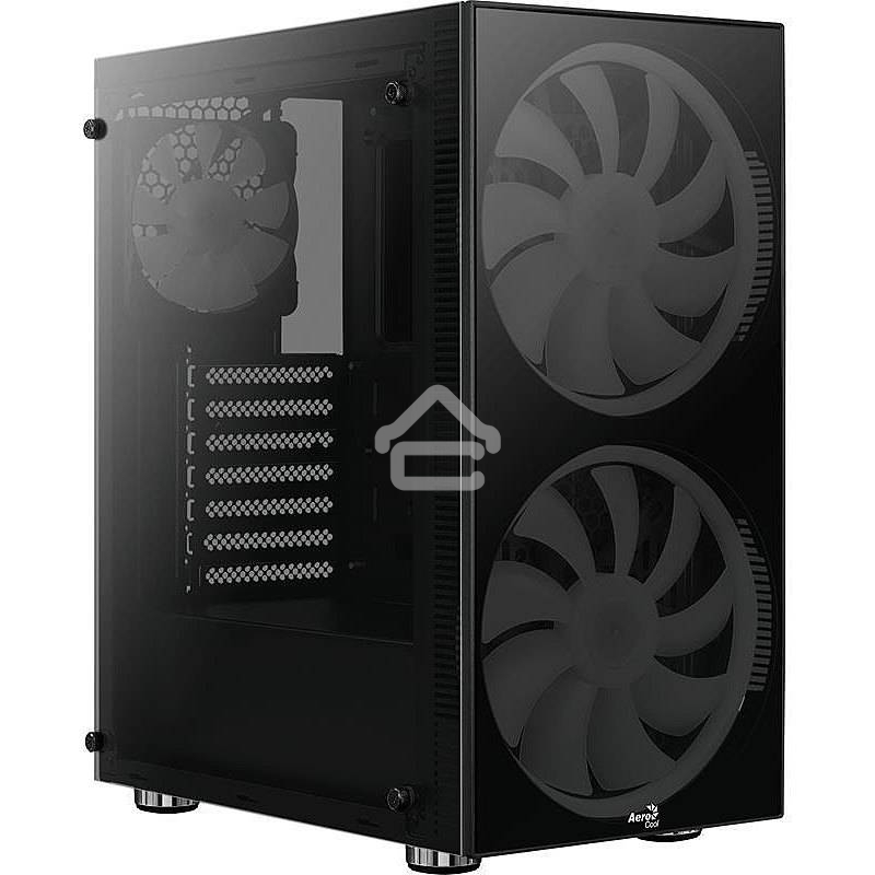 Компьютерный корпус Aerocool / Formula Python (3xUSB, 2xAudio, 0.5 мм,2x200 мм FAN, прозрачная стенка-закаленное стекло, ATX, без БП)