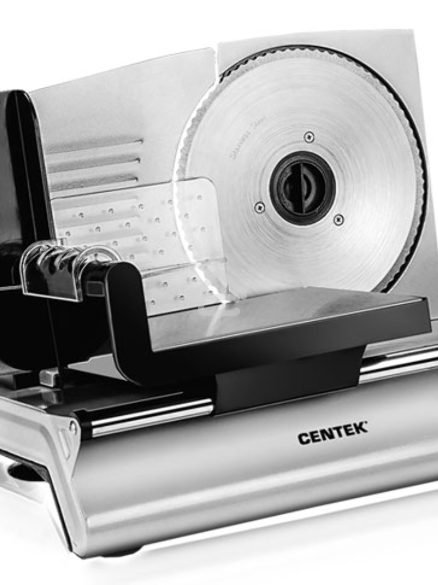 Ломтерезка Centek CT-1380, 150 Вт, толщина нарезки 3-15мм, держатель крайнего ломтика