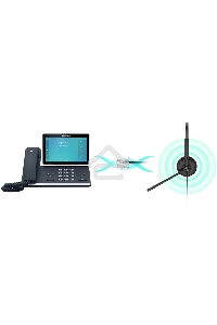 Гарнитура YEALINK YHS34 Dual Дуо, Проводная, HD звук, QD, RJ9, шт