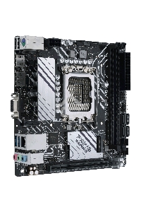Материнская плата ASUS PRIME H610I-PLUS D4-CSM, LGA 1700, Intel H610, 2xDDR4, 4xSATA, 1xM.2 PCIe 3.0 x4, 1xPCIe 4.0 x16, 1xHDMI, 1xDP, 1xVGA, 2xUSB-A 3.2 Gen 1, 2xUSB-A 2.0, 1x 1Gb LAN, 3x3.5 мм, 7.1, Mini-ITX