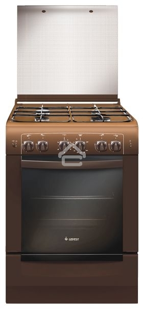 Плита газовая Gefest ПГ 6100-02 0003 коричневый, конфорок 4 шт, духовка 52 л, 60 см x 85 см x 60 см