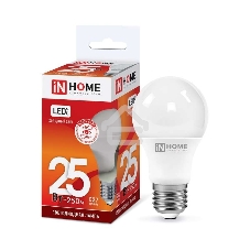 Лампа светодиодная IN HOME LED-A65-VC 25Вт 230В E27 6500К 2000лм 4690612024103