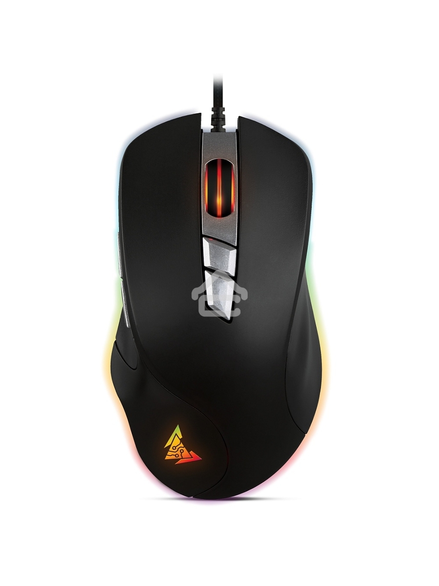 Мышь проводная Crown CMGM-903 черный, 7000 dpi, USB, кнопки - 7