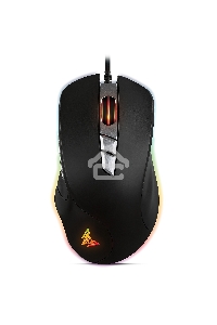Мышь проводная Crown CMGM-903 черный, 7000 dpi, USB, кнопки - 7
