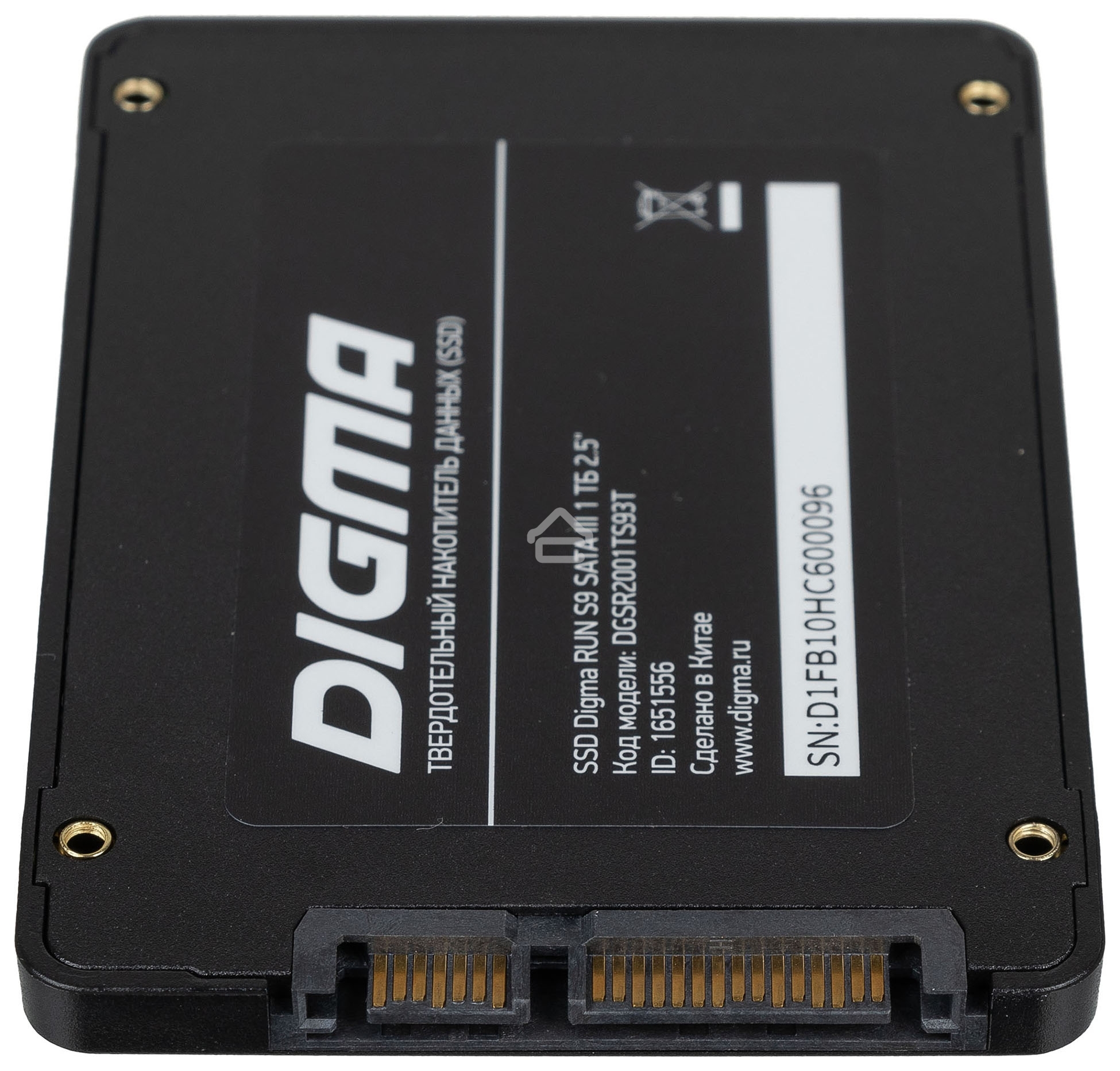 Накопитель SSD Digma Run S9, 1Tb, SATA III, 2.5