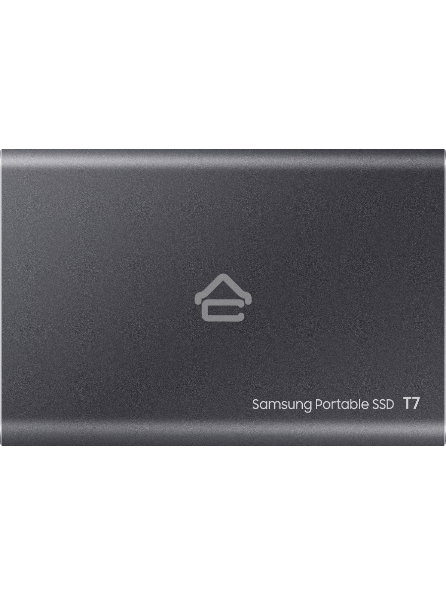 Твердотельный накопитель Samsung SSD 2TB T7, USB Type-C, R/W 1000/1050MB/s, Titanium