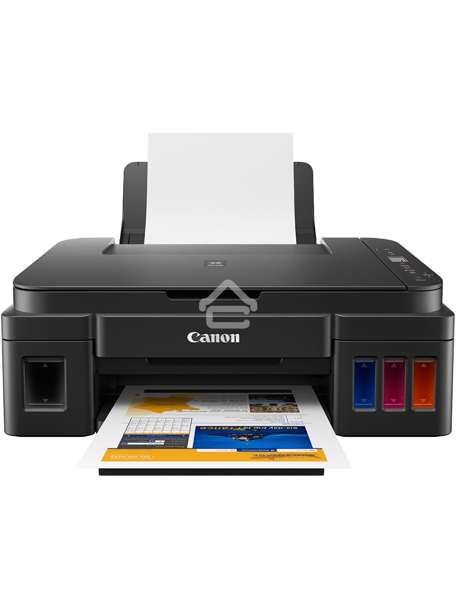 МФУ струйный Canon PIXMA G2410 (2313C009), A4, цветной, печ. 8.8 стр/мин (ч/б) 5 стр/мин (цвет), скан. до 19 стр/мин., 1200 x 4800 dpi (принтер) 1200x600dpi (сканер), USB
