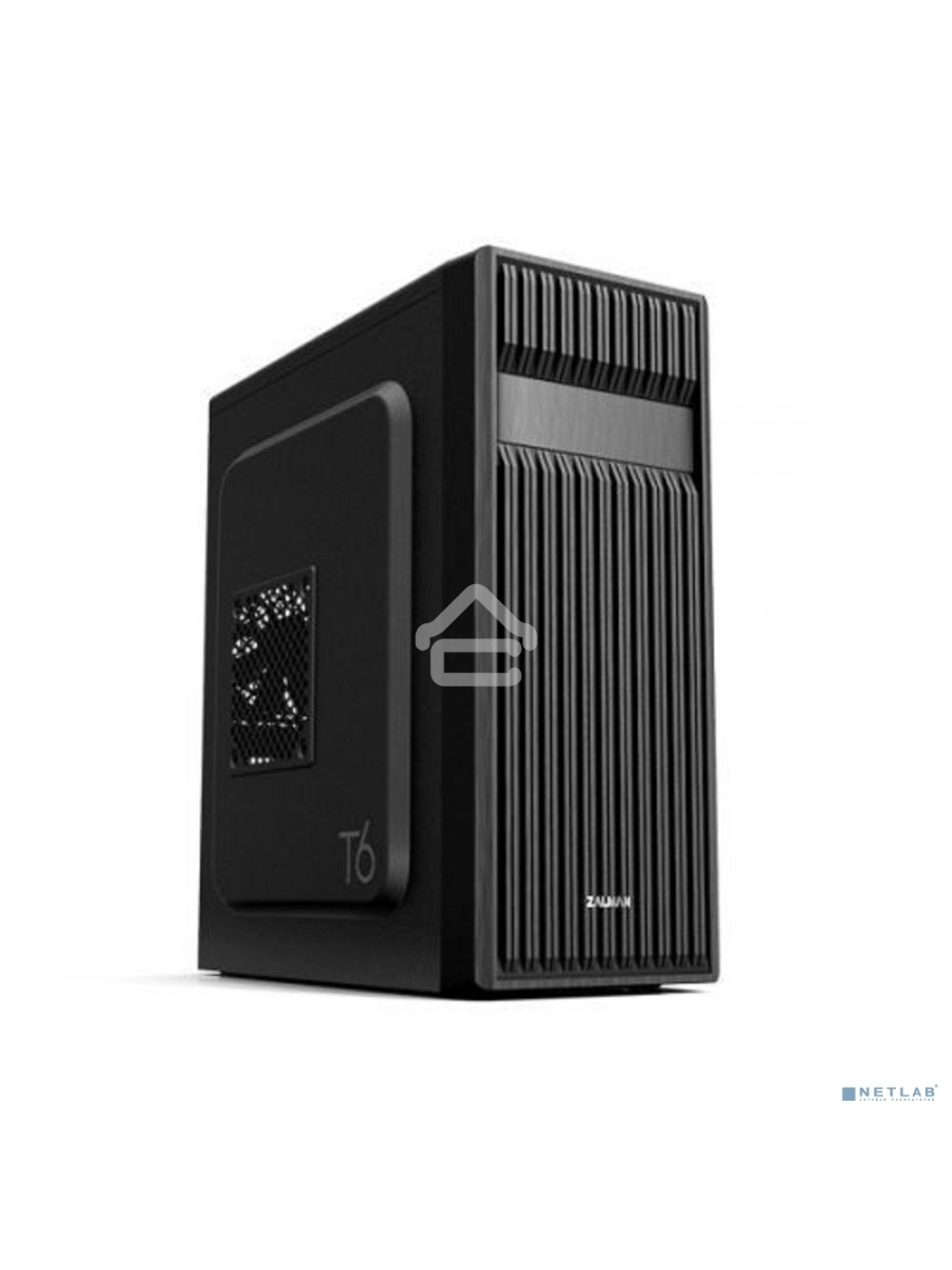 Компьютерный корпус Zalman ZM-T6 черный без БП ATX 1xUSB2.0 1xUSB3.0 audio bott PSU