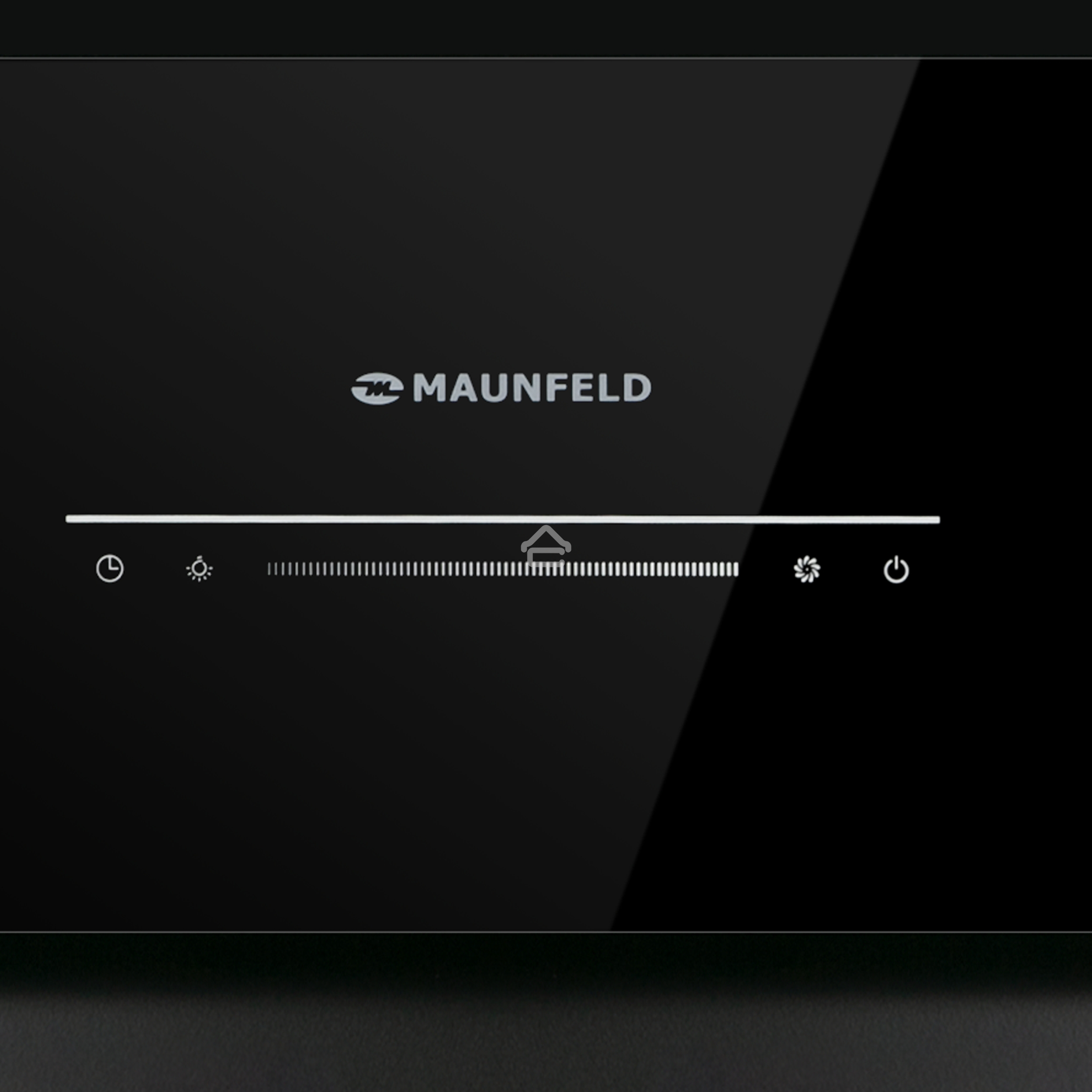 Вытяжка встраиваемая Maunfeld Nebula 85 Glass черный, 85 см, 1050 куб. м/ч, 57 дБ