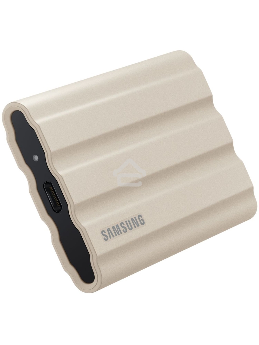 Внешние HDD и SSD/ Samsung External SSD T7 Shield, 1TB, Type C-to-C/A, USB 3.2 Gen2, R/W 1050/1000MB/s, IP65, 88x59x13mm, 98g, Beige (12 мес.)