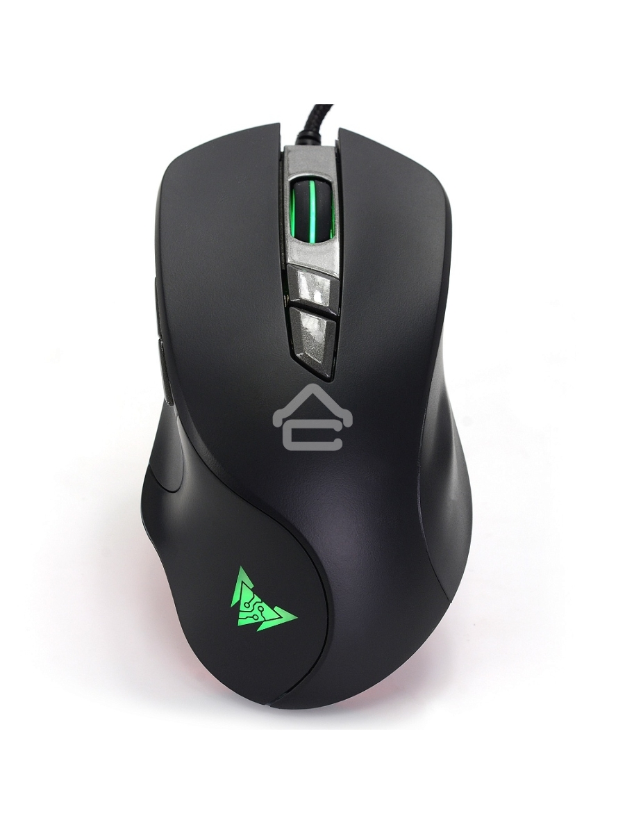 Мышь проводная Crown CMGM-903 черный, 7000 dpi, USB, кнопки - 7
