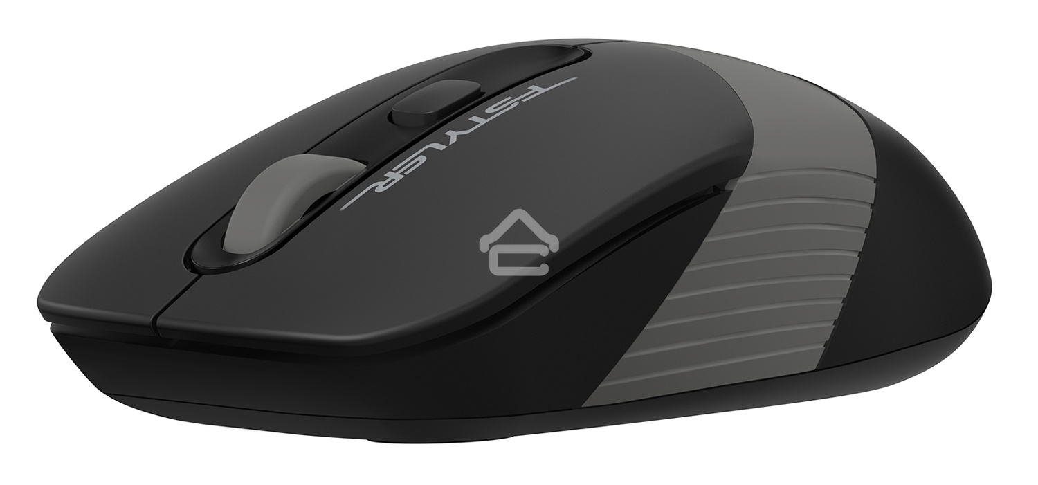 Мышь беспроводная A4Tech Fstyler FG10S черный/серый, 2000 dpi, радиоканал, USB, кнопки - 4