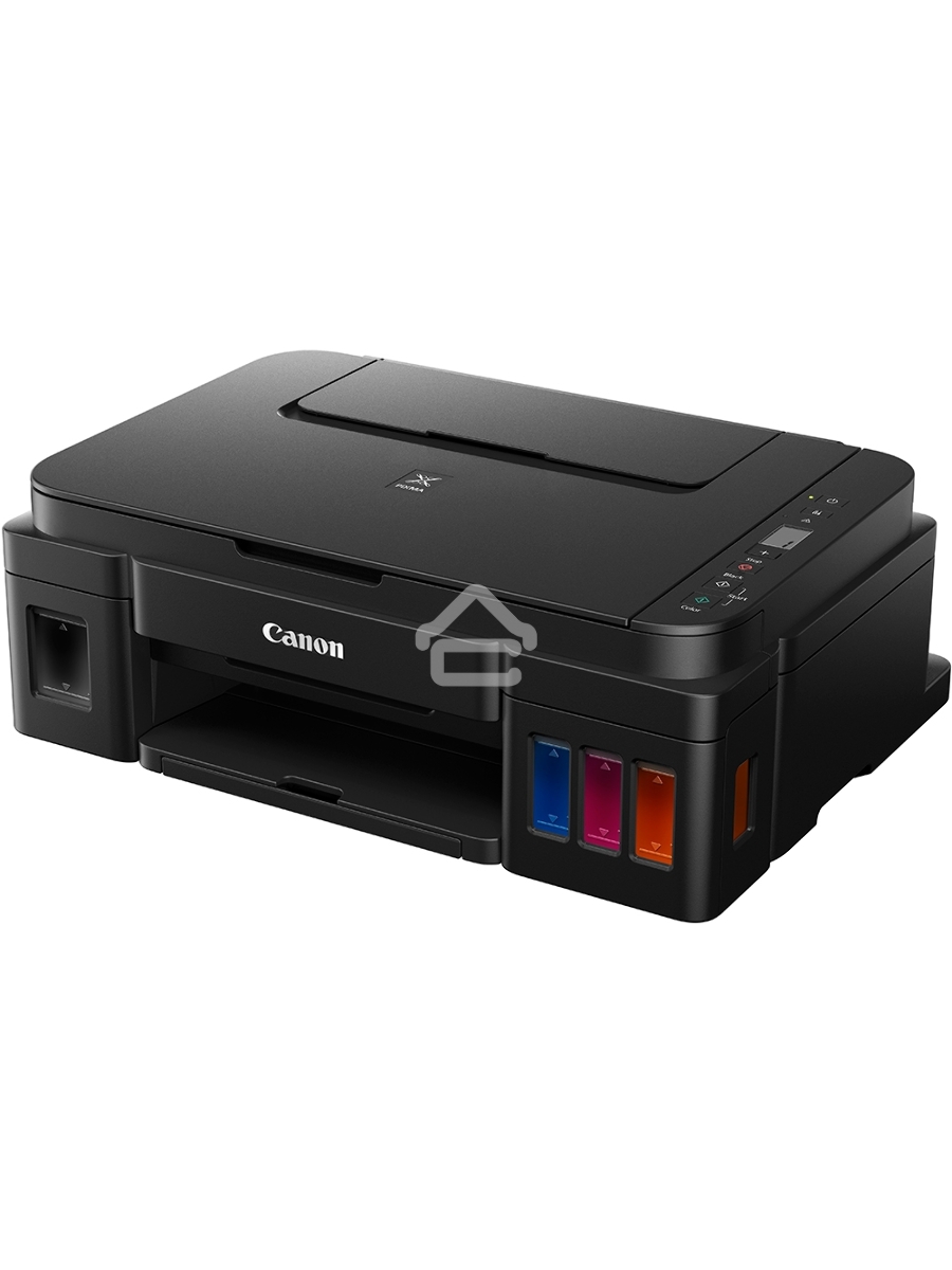 МФУ струйный Canon PIXMA G2410 (2313C009), A4, цветной, печ. 8.8 стр/мин (ч/б) 5 стр/мин (цвет), скан. до 19 стр/мин., 1200 x 4800 dpi (принтер) 1200x600dpi (сканер), USB