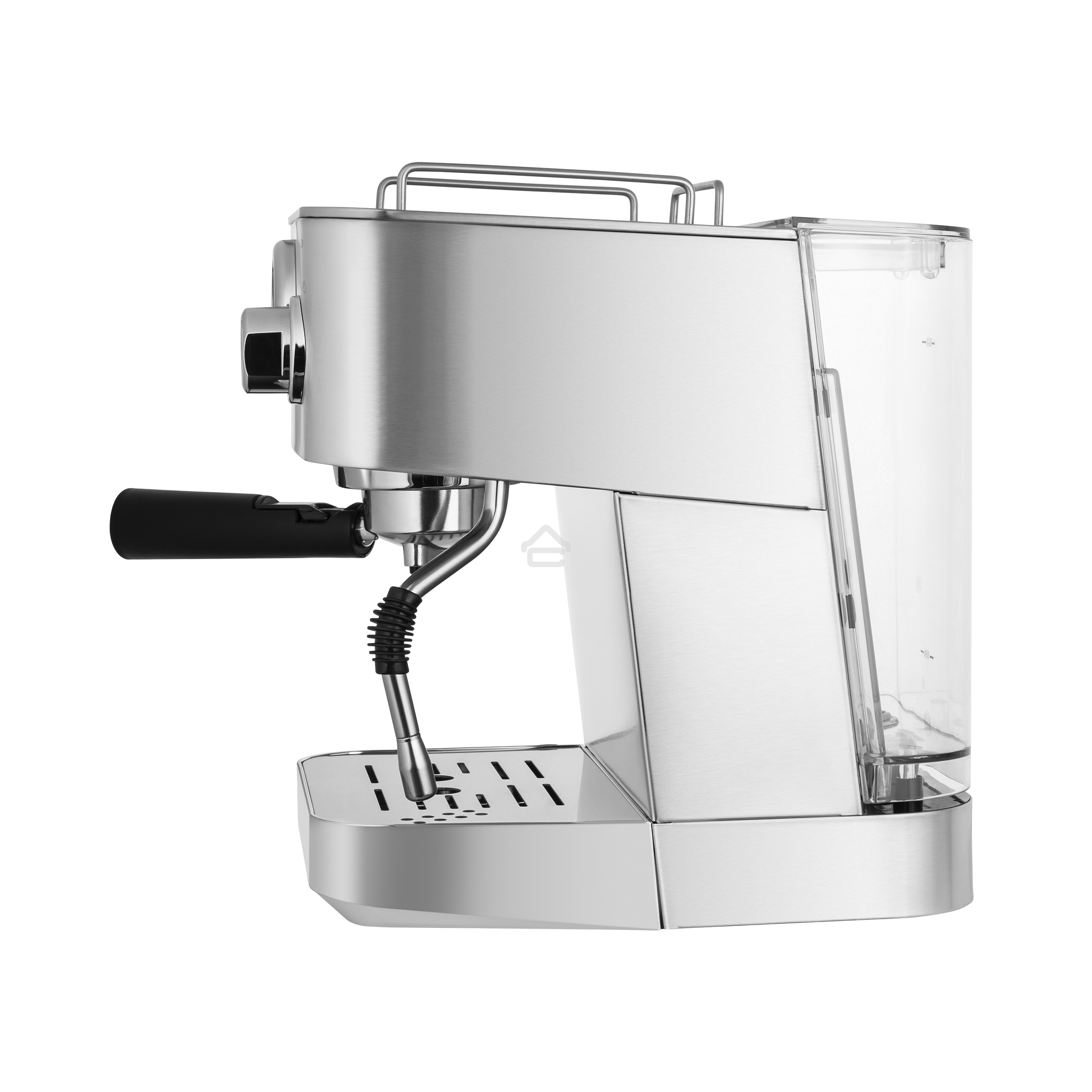 Кофеварка рожковая Maunfeld MF-721S PRO нержавеющая сталь, исп. кофе - молотый/чалды, 1.5 л, 1140 Вт, 15 Бар.
