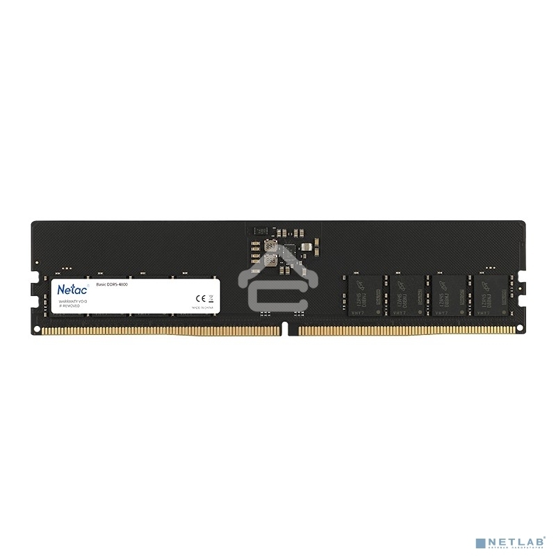 Оперативная память NETAC Basic, DDR5, 16Gb (1x16Gb), 4800MHz, CL40, DIMM
