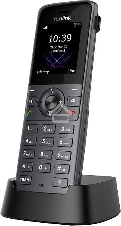 Телефон DECT-трубка Yealink W74H черный