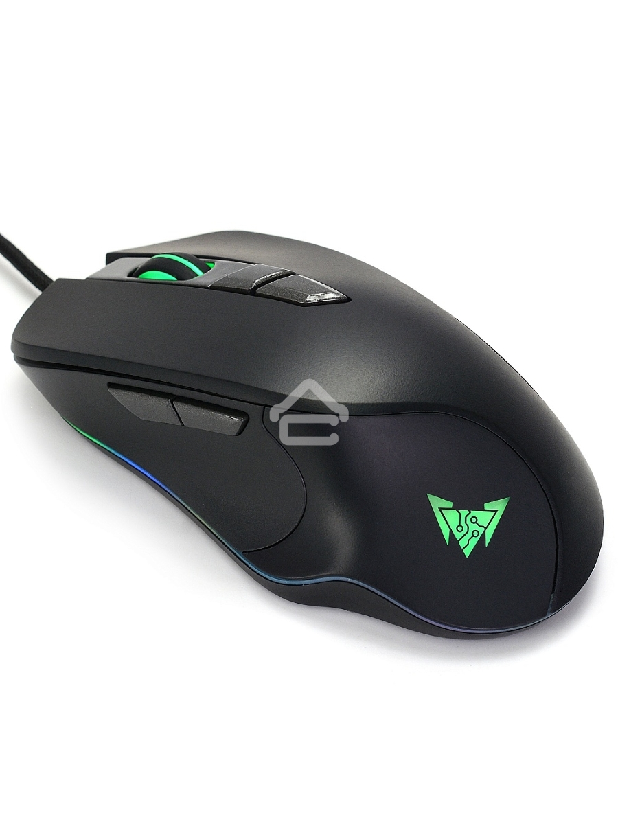 Мышь проводная Crown CMGM-903 черный, 7000 dpi, USB, кнопки - 7