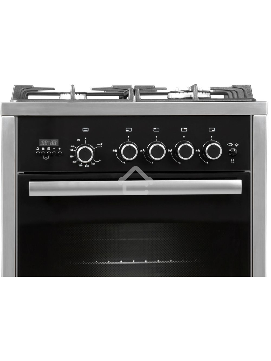 Плита газовая Gefest ПГ 6700-04 черный, конфорок 4 шт, духовка 52 л, 60 см x 85 см x 60 см