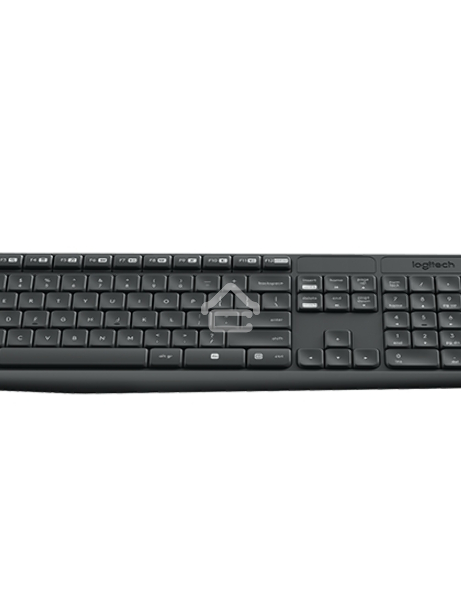 Клавиатура + мышь Logitech MK235 клав:черный мышь:черный USB беспроводная