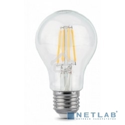 Лампа светодиодная GAUSS 102802106LED Filament А60 Е27 6Вт 2700к 1/10/40