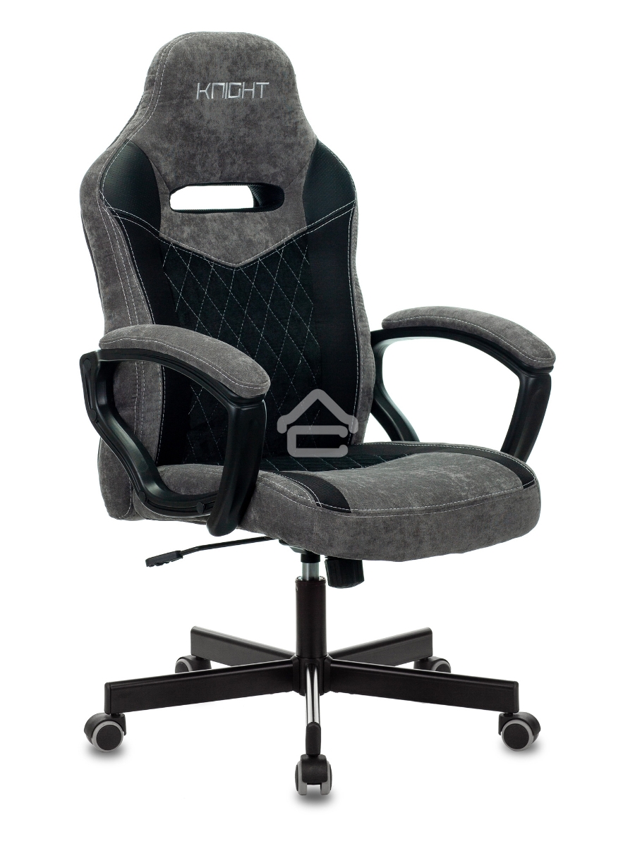Кресло игровое Бюрократ VIKING 6 KNIGHT B FABRIC черный крестовина металл/пластик